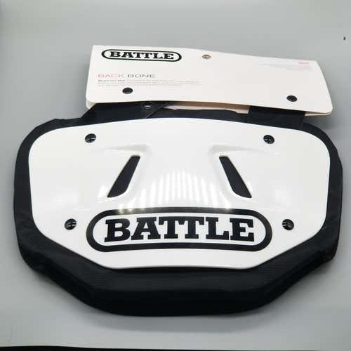 Chrome white Backplate - Adult