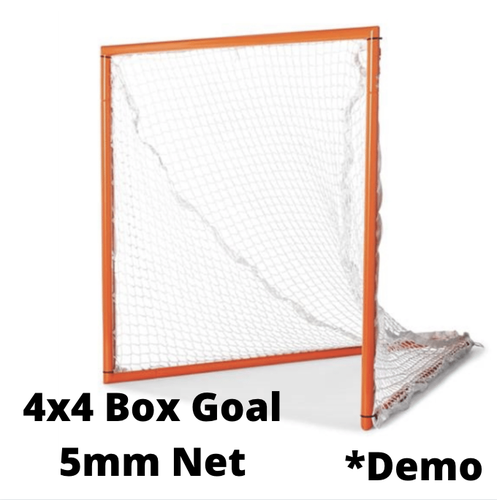 4x4 Box Lacrosse Goal w/ 5mm Net *Demo* See Discription / Images