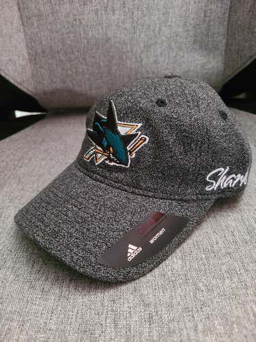 Gray New Women's Adult Hat San Jose Sharks