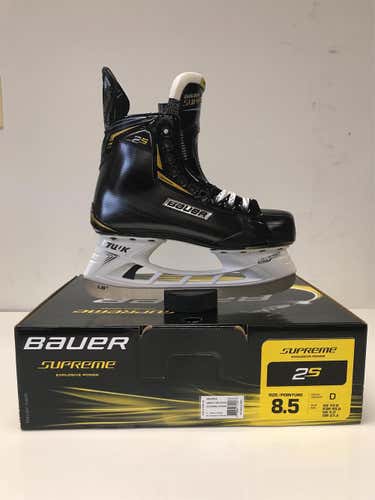 Senior Bauer Supreme 2S Regular Width  Size 8.5 Hockey Skates