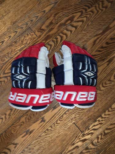 Blue Senior Bauer Nexus 1000 13" Gloves