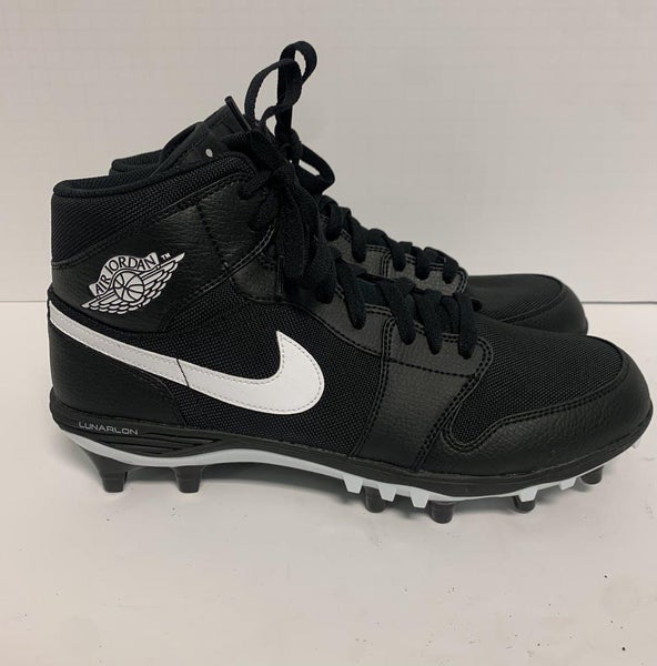 New Nike Air Jordan Lunarlon Black Senior 11 Football Shoes