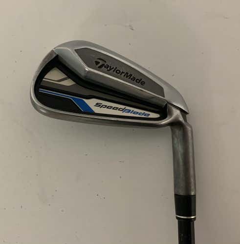 Used Taylormade Speedblade 6 Iron Graphite Regular Golf Individual Irons