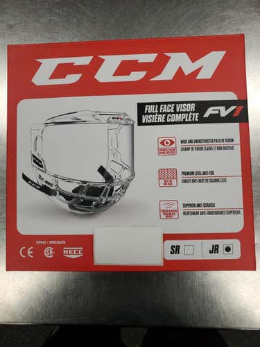 New CCM FV1 Full Face Visor Jr