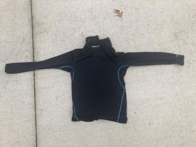 Black Men's Used Youth Large Bauer Compression