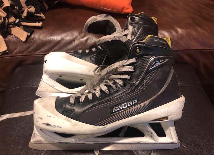 Hockey Goalie Skates Bauer Adult Size 12