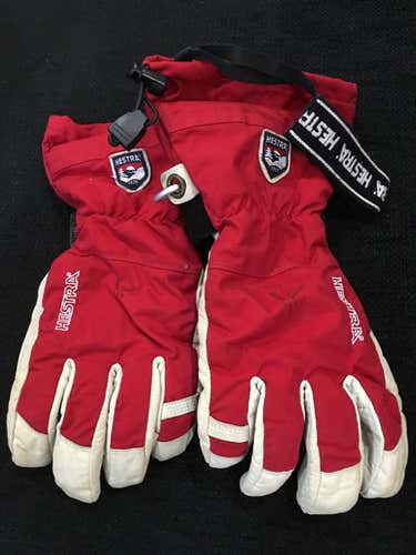 Hestra Army Leather Heli Ski Glove Sz 10 (XL)
