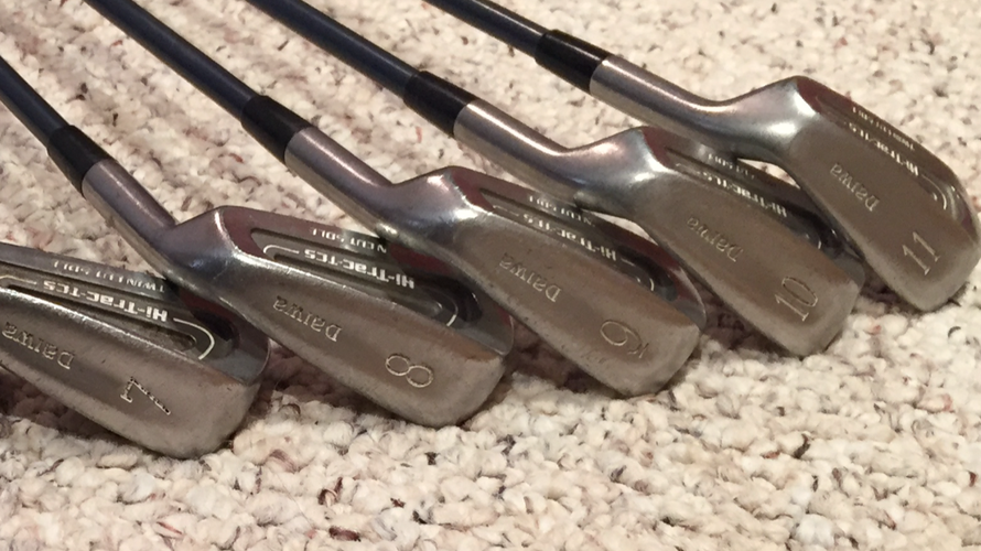 Used Women's Right Handed Other Daiwa Hi-Trac TCS Iron Set Ladies Flex Graphite Shaft