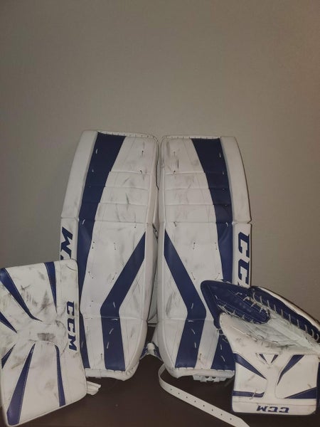 Senior CCM Goalie Full Set 34 + 1" Regular *with brand new pro laces installed