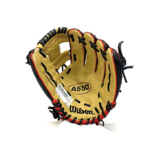 Used Wilson A550 A05rb19di11 Fielders Glove Right Hand Throw 11"