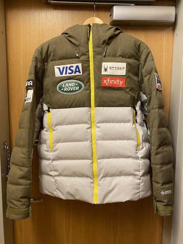 Men's Large Spyder Puffy Jacket - US Ski Team