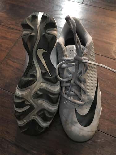 Gray Used Molded Cleats Nike