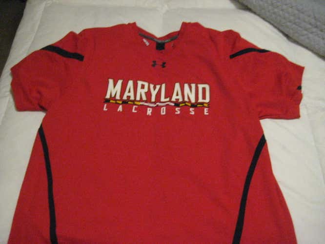 Under Armour Maryland UMD team shooter shirt L large game