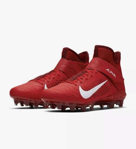 New  Nike Alpha Pro Mid 2 Red Sz 11