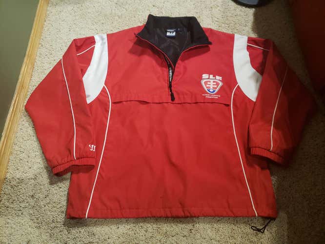 Team Slovakia Lacrosse Men's Adult Large Warrior Jacket