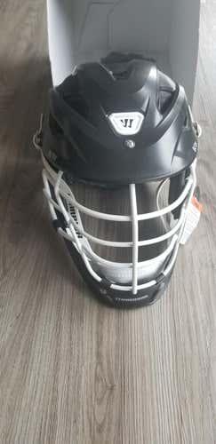 Black New Adult Player's Warrior Burn Helmet