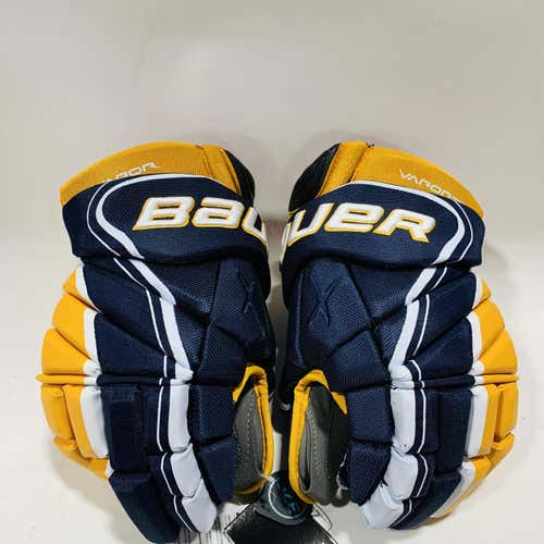 Navy, Gold, White Senior Bauer Vapor 1X Lite 13" Gloves