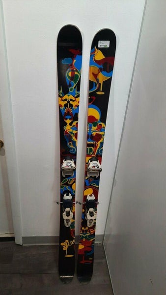 Line Twin Tip All Mountain Skis With Marker Bindings Size 168cm