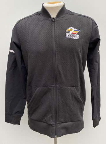 Adidas Colorado Eagles Hockey Full Zip Wind Jacket Black SMALL 8225
