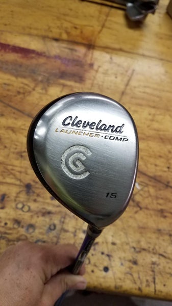 Used Men's Cleveland Right Handed Launcher Comp Fairway Wood Stiff Flex 15 Loft