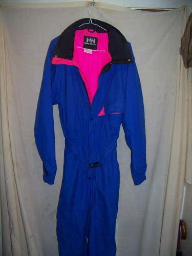 Vintage Helly Hansen Shell One Piece Snow Ski Suit, Men's Medium