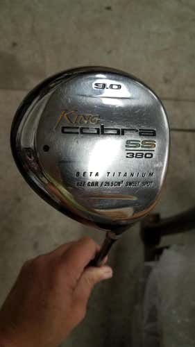 Used Men's Cobra Right Handed SS 380 Driver Stiff Flex 9 Loft