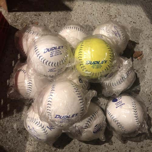 White New Other 12 Pack (1 Dozen) Softball