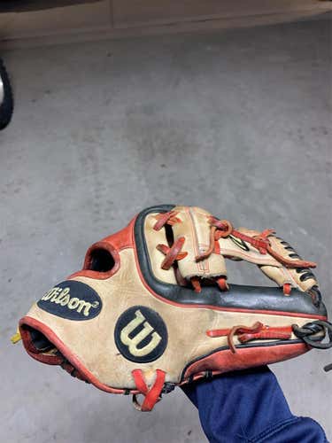 Red High School/College Infield A2K 11.5" Baseball Glove