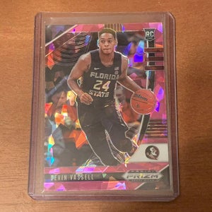 Devin Vassell 20-21 Prizm Draft Picks Pink Cracked Ice Florida St. Spurs  RC #16
