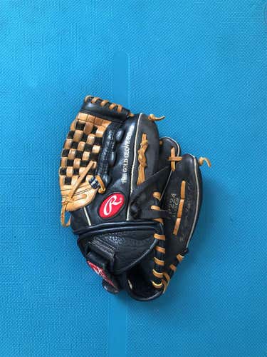 Black Kid Pitch (9YO-13YO) Infield 11" Baseball Glove