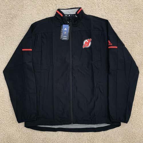 Adidas New Jersey Devils Team Issued Rink Jacket Men's Size Medium