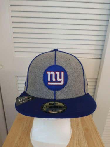 NWS New York Giants New Era 1930's 2019 Home Sideline 59FIFTY Fitted Hat 7 1/8