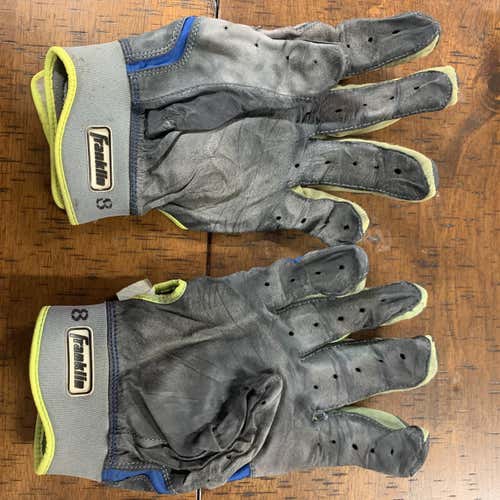 MLB Issue Used XL Franklin Batting Gloves