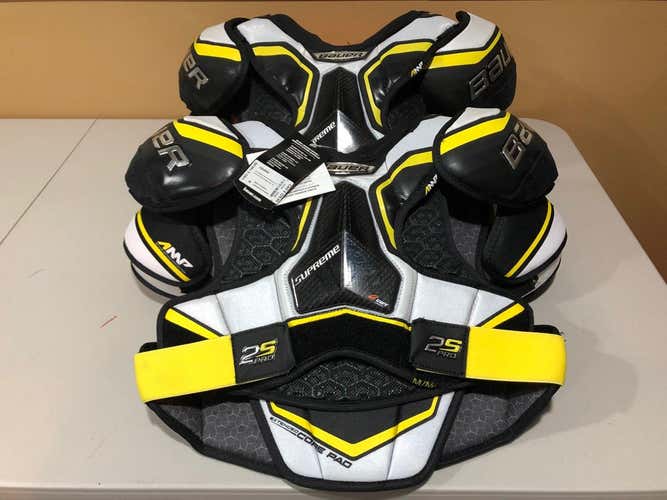 New Senior Medium Bauer Supreme 2s pro Shoulder Pads Pro Stock
