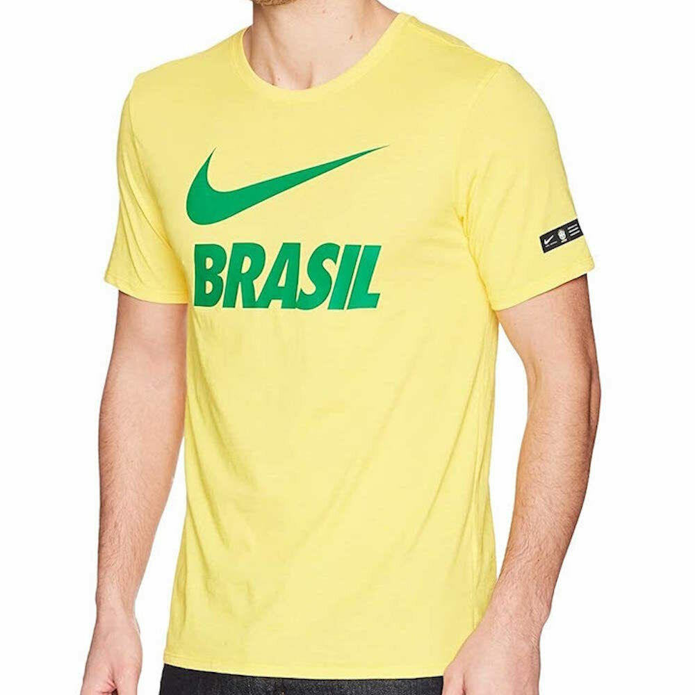 yellow and green nike shirt