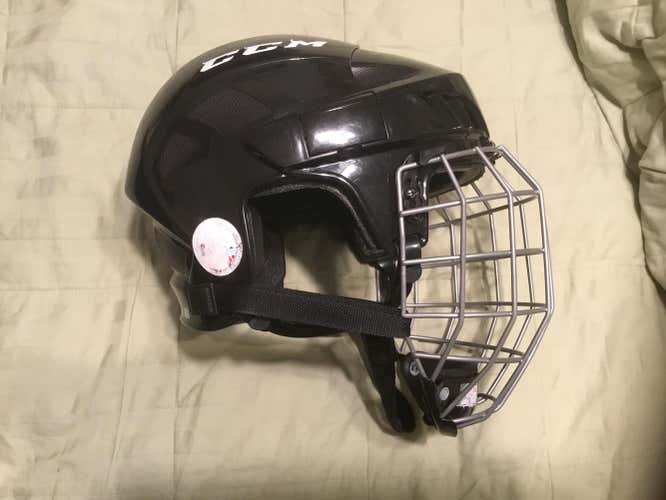Black Used Large CCM FL40 Helmet
