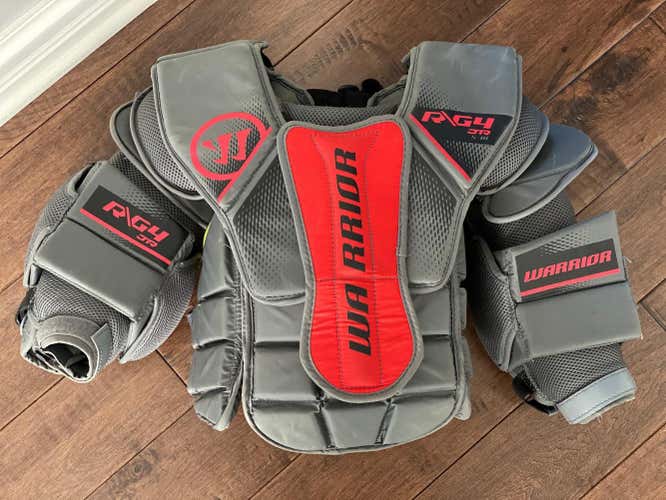 Used Junior Small-Medium Warrior Ritual G4 Goalie Chest Protector
