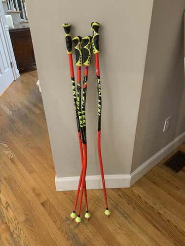 Used 42in (105cm) Leki Racing Trigger Series Speed S Ski Poles this price is for each set