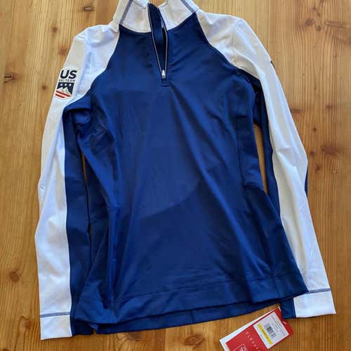 Black Adult Medium US Ski Team Spyder Pullover
