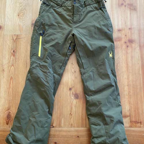Green Adult Size 12 Spyder Ski Pants