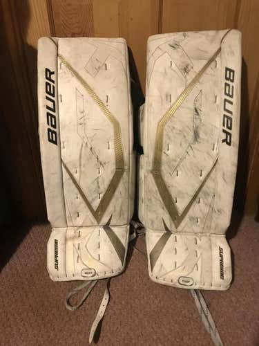 Used Senior 33" Bauer Supreme One80 Goalie Leg Pads