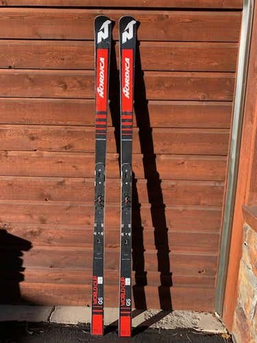 Used Men's 2020 Nordica Racing Dobermann GS WC Skis Without Bindings