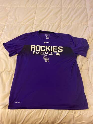 Colorado Rockies Purple Adult XL Nike Shirt