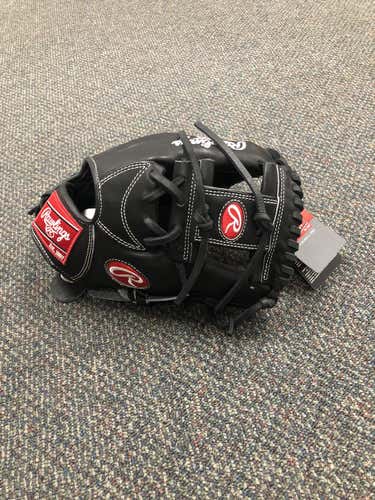 Black New Adult Rawlings Right Hand Throw Infield Heart of the Hide Baseball Glove 11.5"