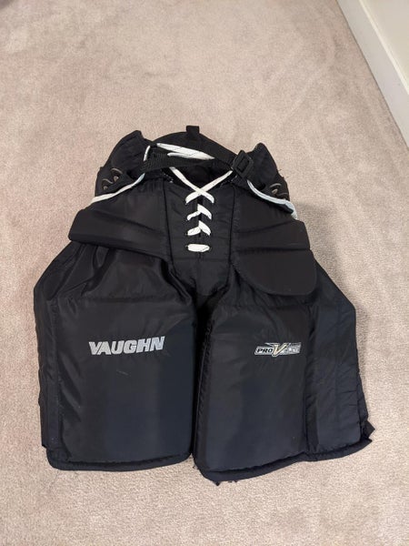 Used Senior Large Vaughn Velocity VE8 Pro Elite Carbon Hockey Goalie Pants