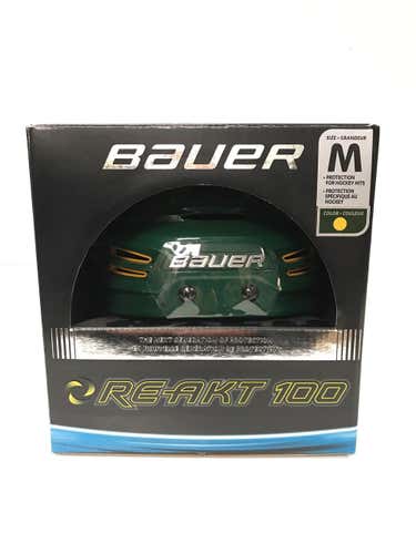 Green New Medium Bauer Re-Akt 100  Helmet