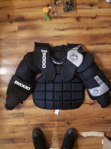 Used Senior Large Sher-Wood Goalie Chest Protector