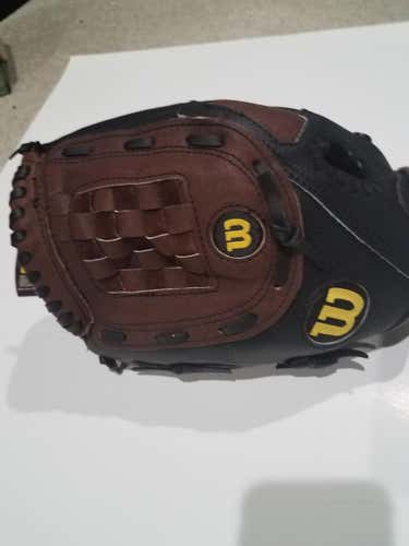 Black New Wilson Left Hand Throw Baseball Glove 11.5"