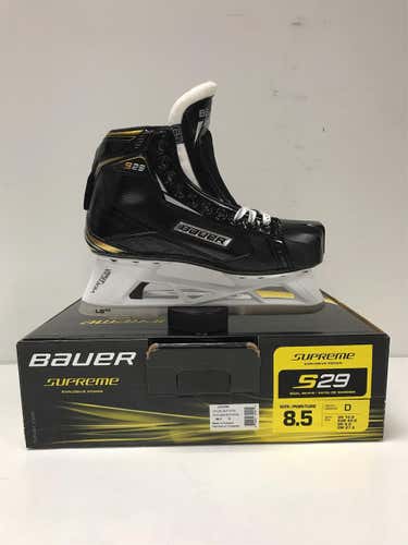 Senior Bauer Supreme S29 Regular Width  Size 8.5 Hockey Goalie Skates