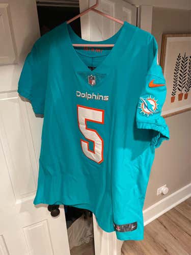 Authentic Nike Vapor Miami Dolphins Ray Finkle Jersey Size 52